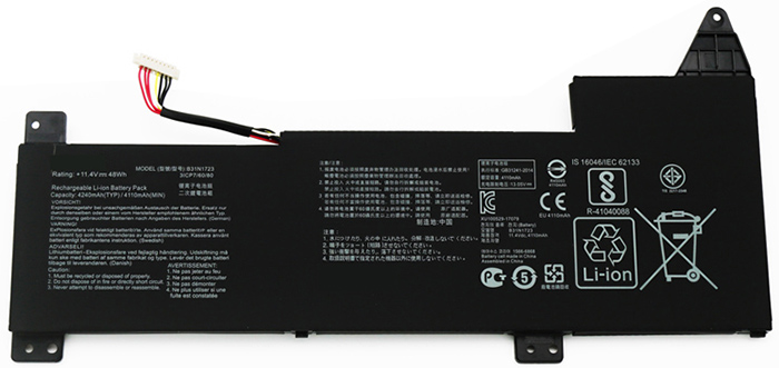 Compatible Notebook Akku Asus  for B31N1723 