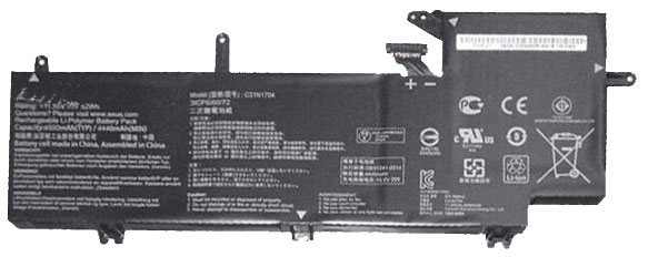 Compatible Notebook Akku asus  for UX561UD-E2008T 