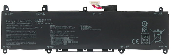 Compatible Notebook Akku Asus  for ADOL-13F 