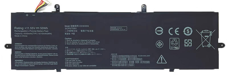 Compatible Notebook Akku ASUS  for ZenBook-Flip-13-Q326FA 
