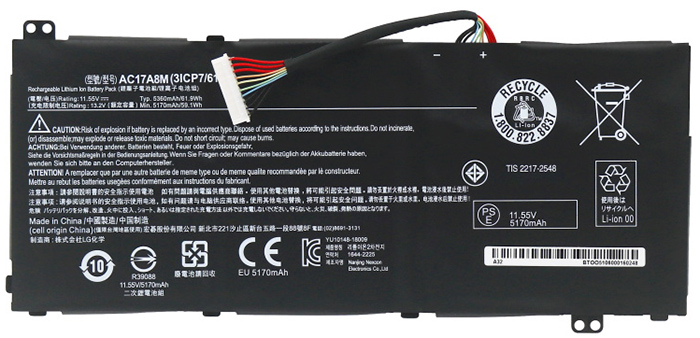 Compatible Notebook Akku acer  for TMX3410-M 