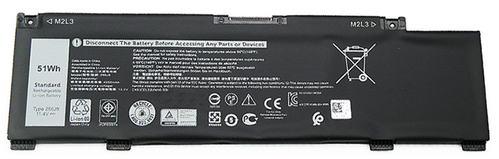 Compatible Notebook Akku dell  for G3-15-3779 