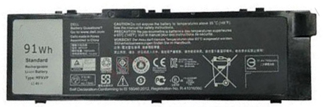 Compatible Notebook Akku dell  for T05W1 