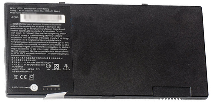 Compatible Notebook Akku GETAC  for BP3S1P2160-S 