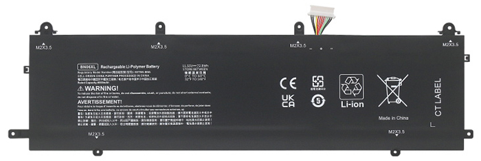 Compatible Notebook Akku hp  for L68299-005 