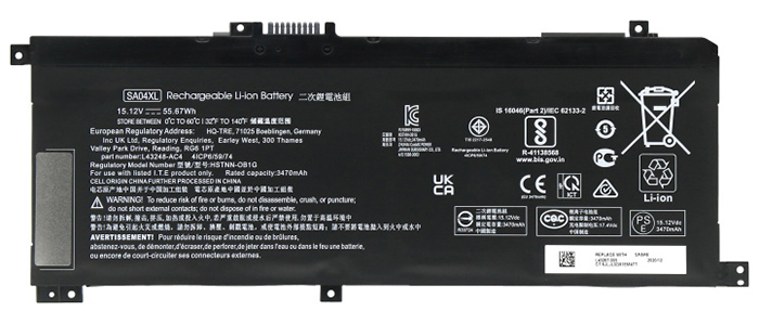 Compatible Notebook Akku HP   for ENVY-X360-15-ds0002no 