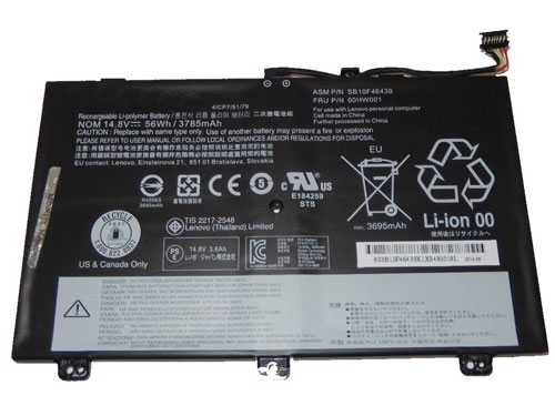Compatible Notebook Akku Lenovo  for SB10F46439 
