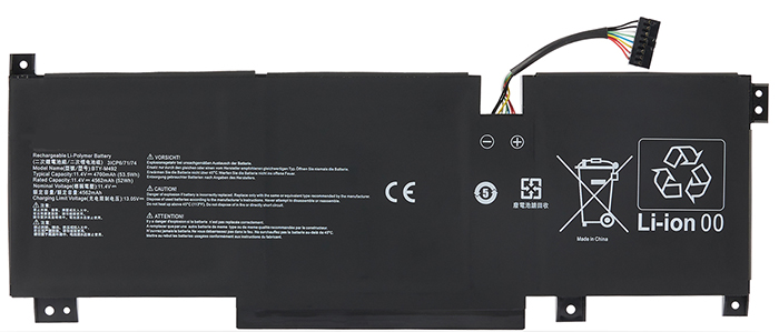 Compatible Notebook Akku msi  for Pulse-GL76-11UCK-006NL 